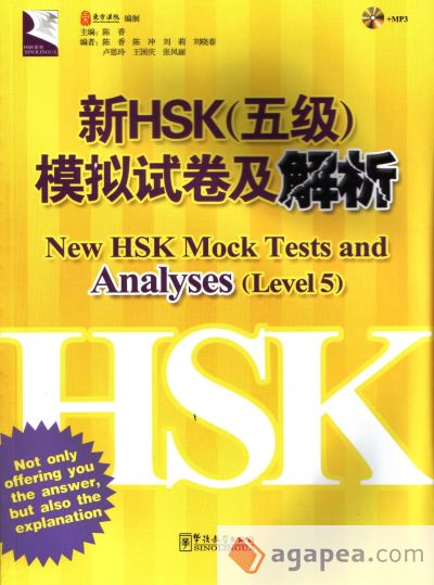 New HSK Mock Tests and Analyses level 5 + CD-Audio