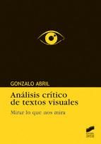 Portada de Análisis crítico de textos visuales (Ebook)