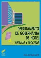 Portada de Departamento de gobernanta de hotel (Ebook)