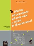 Portada de Didáctica del conocimiento del medio social y cultural en educación infantil (Ebook)