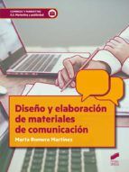 Portada de Disen?o y elaboracio?n de material de comunicacio?n (Ebook)