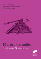 Portada de El artículo científico en Terapia Ocupacional (Ebook)