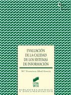 Portada de Evaluación de la calidad de los sistemas de información (Ebook)