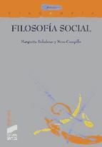 Portada de Filosofía social (Ebook)