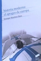 Portada de Historia Moderna: el apogeo de Europa