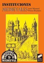 Portada de Instituciones medievales (Ebook)