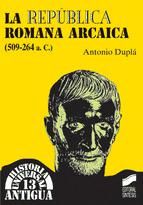 Portada de La república romana arcaica (Ebook)