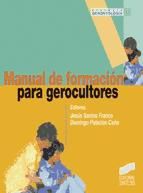 Portada de Manual de formación para gerocultores (Ebook)