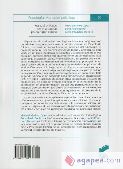 Manual práctico de Evaluación psicológica clínica (2.ª edición revisada y actualizada)