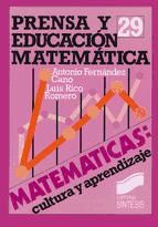 Portada de Prensa y educación matemática (Ebook)