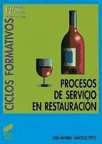 Portada de Procesos de servicio en restauración (Ebook)