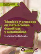 Portada de Técnicas y procesos en instalaciones domóticas y automáticas (Ebook)