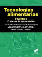 Portada de Tecnologías Alimentarias. Volumen 2. Tecnologías Alimentarias. Volumen 2 (Ebook)