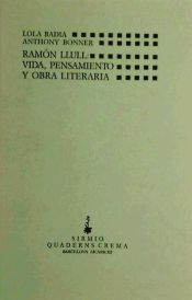 Portada de Ramón Llull: vida pensamiento y obra