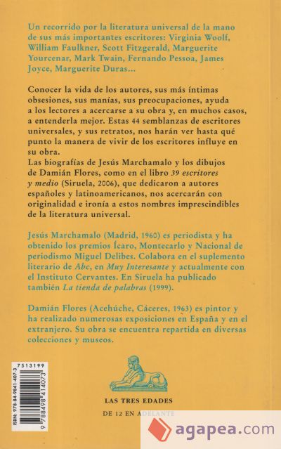 44 escritores de la literatura universal