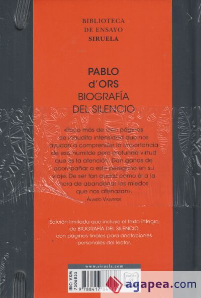 Biografía del silencio: Breve ensayo sobre meditación