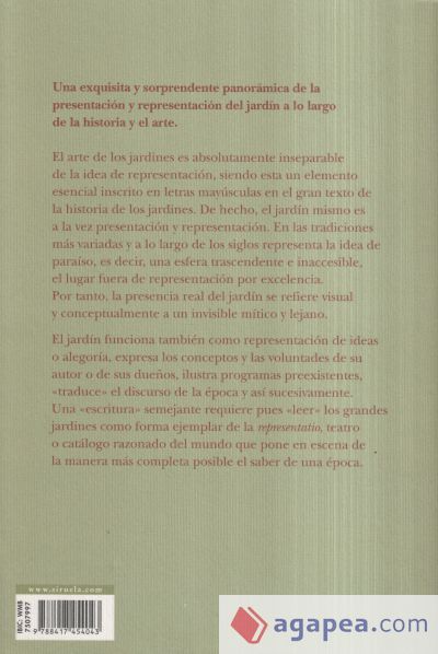 El jard&iacute;n y las artes