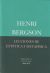 Portada de Lecciones de estética y metafísica, de Henri Bergson