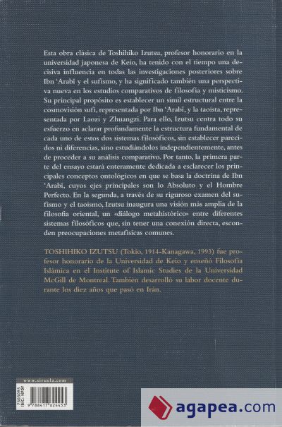 Sufismo y taoísmo. Ibn ‘Arabî, Laozi y Zhuangzi