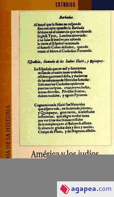 América y los judíos hispanoportugueses