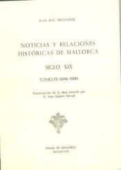 Portada de NOTICIAS Y RELACIONES HISTORICAS DE MALLORCA SIGLO XIX VOL. IX