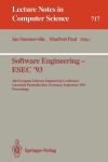 Software Engineering - ESEC â€™93