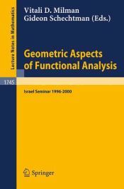 Portada de Geometric Aspects of Functional Analysis