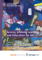 Portada de Access, Lifelong Learning and Education for All