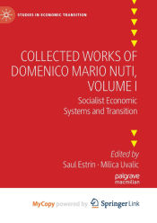 Portada de Collected Works of Domenico Mario Nuti, Volume I