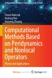 Portada de Computational Methods Based on Peridynamics and Nonlocal Operators