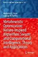 Portada de Metaheuristic Optimization: Nature-Inspired Algorithms Swarm and Computational Intelligence, Theory and Applications