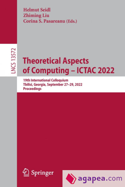 Theoretical Aspects of Computing - ICTAC 2022