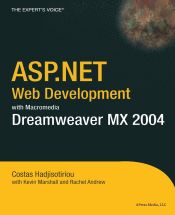 Portada de ASP.NET Web Development with Macromedia Dreamweaver MX 2004