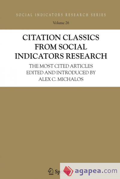 Citation Classics from Social Indicators Research