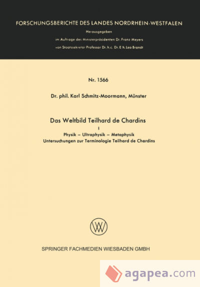 Das Weltbild Teilhard de Chardins