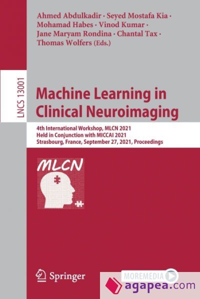 MACHINE LEARNING IN CLINICAL NEUROIMAGING - AHMED ABDULKADIR,MOHAMAD ...