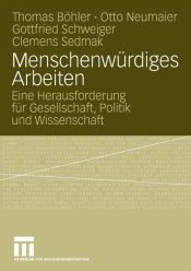 Portada de Menschenwürdiges Arbeiten