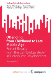 Portada de Offending from Childhood to Late Middle Age