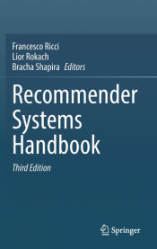 Portada de Recommender Systems Handbook