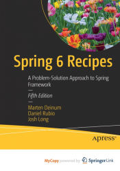 Portada de Spring 6 Recipes