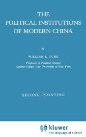 Portada de The Political Institutions of Modern China