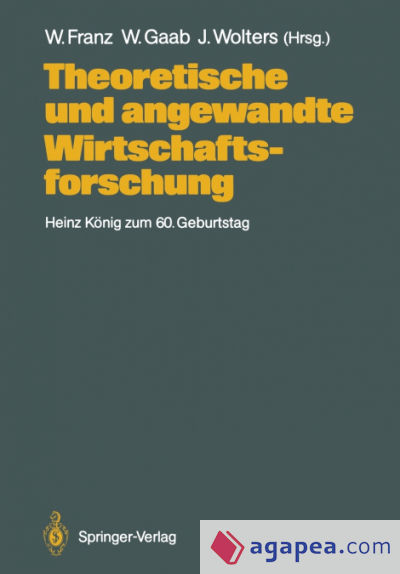 Theoretische und angewandte Wirtschaftsforschung