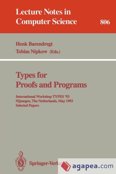 Types for Proofs and Programs