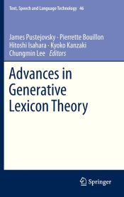 Portada de Advances in Generative Lexicon Theory