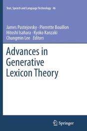 Portada de Advances in Generative Lexicon Theory