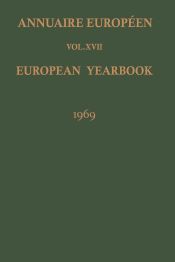 Portada de Annuaire Européen / European Yearbook