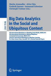 Portada de Big Data Analytics in the Social and Ubiquitous Context