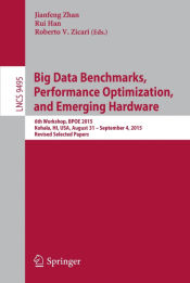 Portada de Big Data Benchmarks, Performance Optimization, and Emerging Hardware