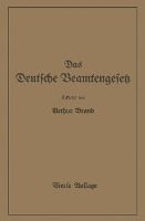 Portada de Das Deutsche Beamtengesetz (DBG)