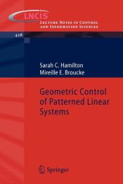 Portada de Geometric Control of Patterned Linear Systems